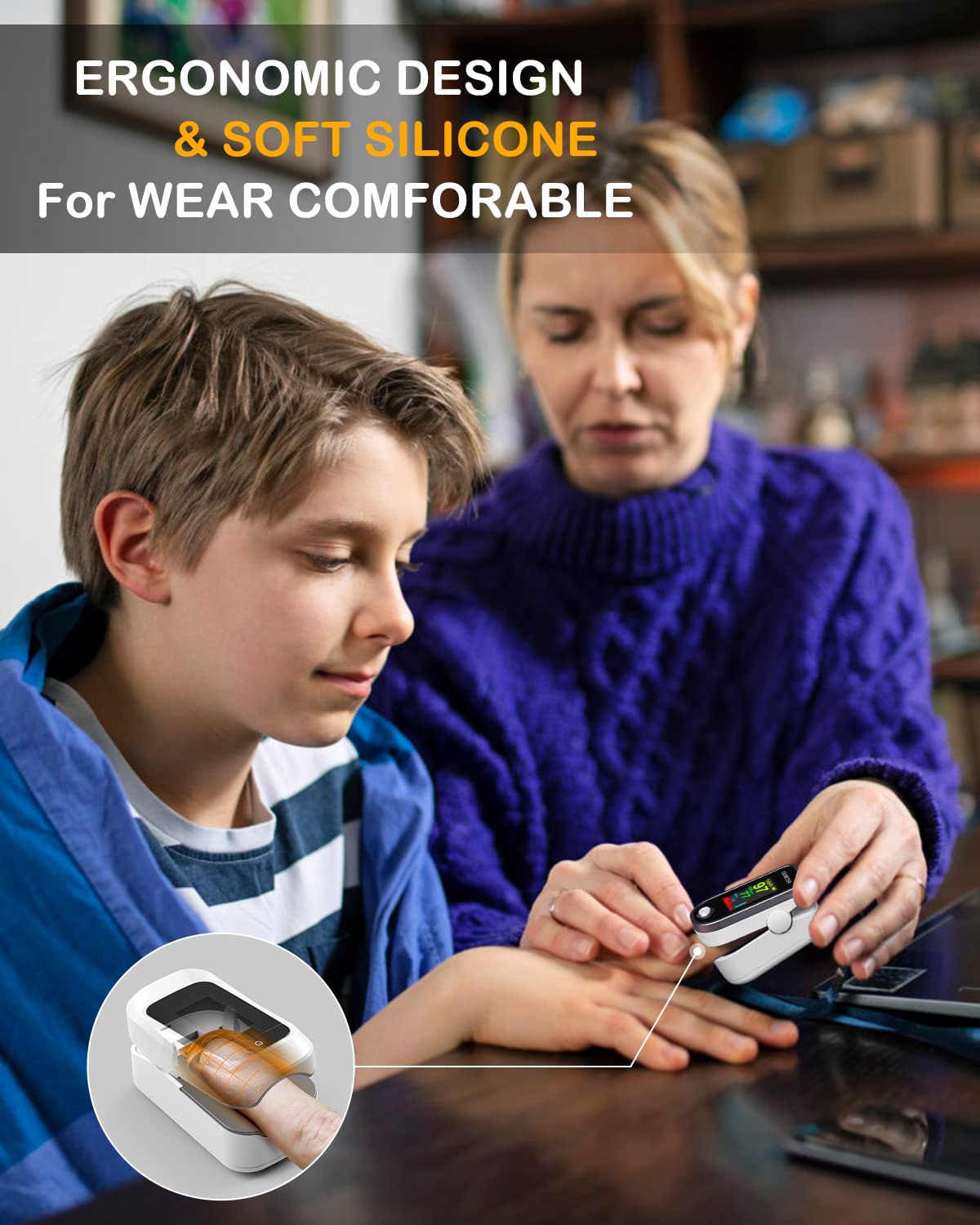 Aleshon oximeter is ideal for sport and health enthusiasts during activities.