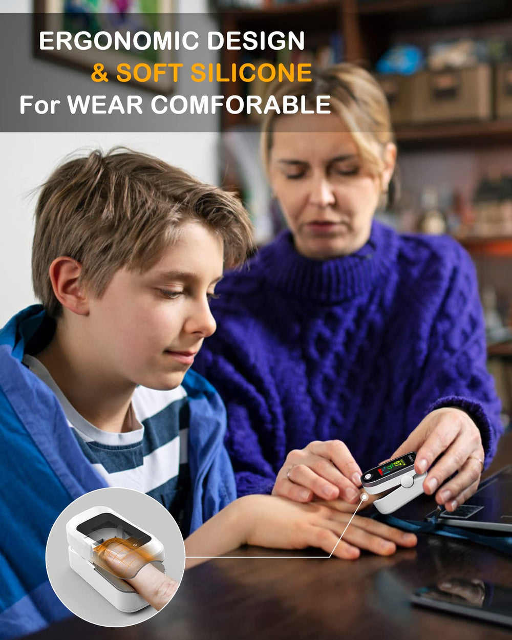 Aleshon oximeter is ideal for sport and health enthusiasts during activities.