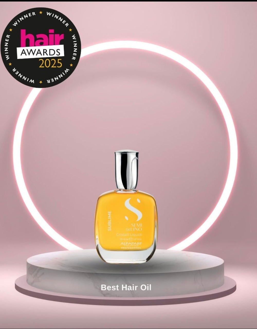 ALFAPARF MILANO Cristalli Liquidi color-safe formula protects color-treated hair.