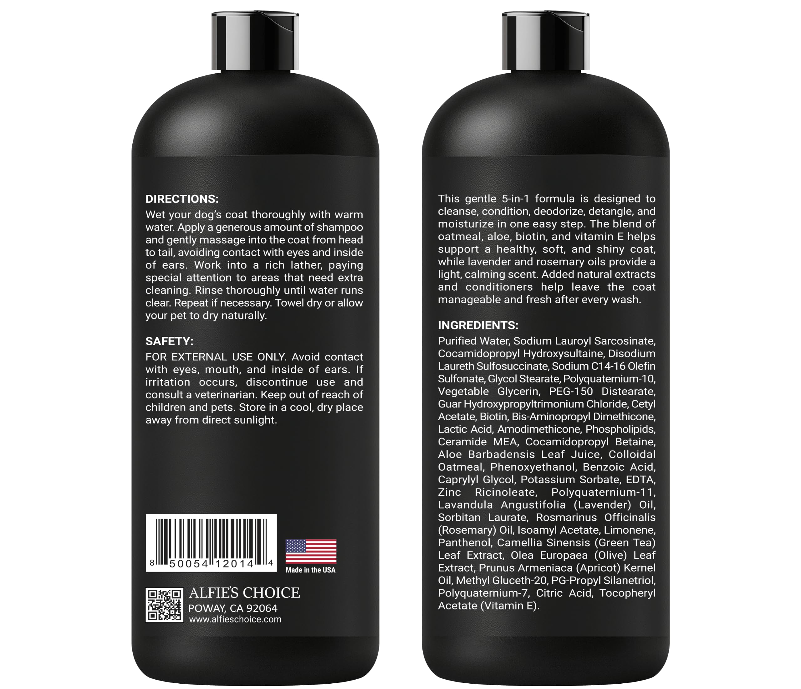 Brush-ready coat after bath invites simple combing