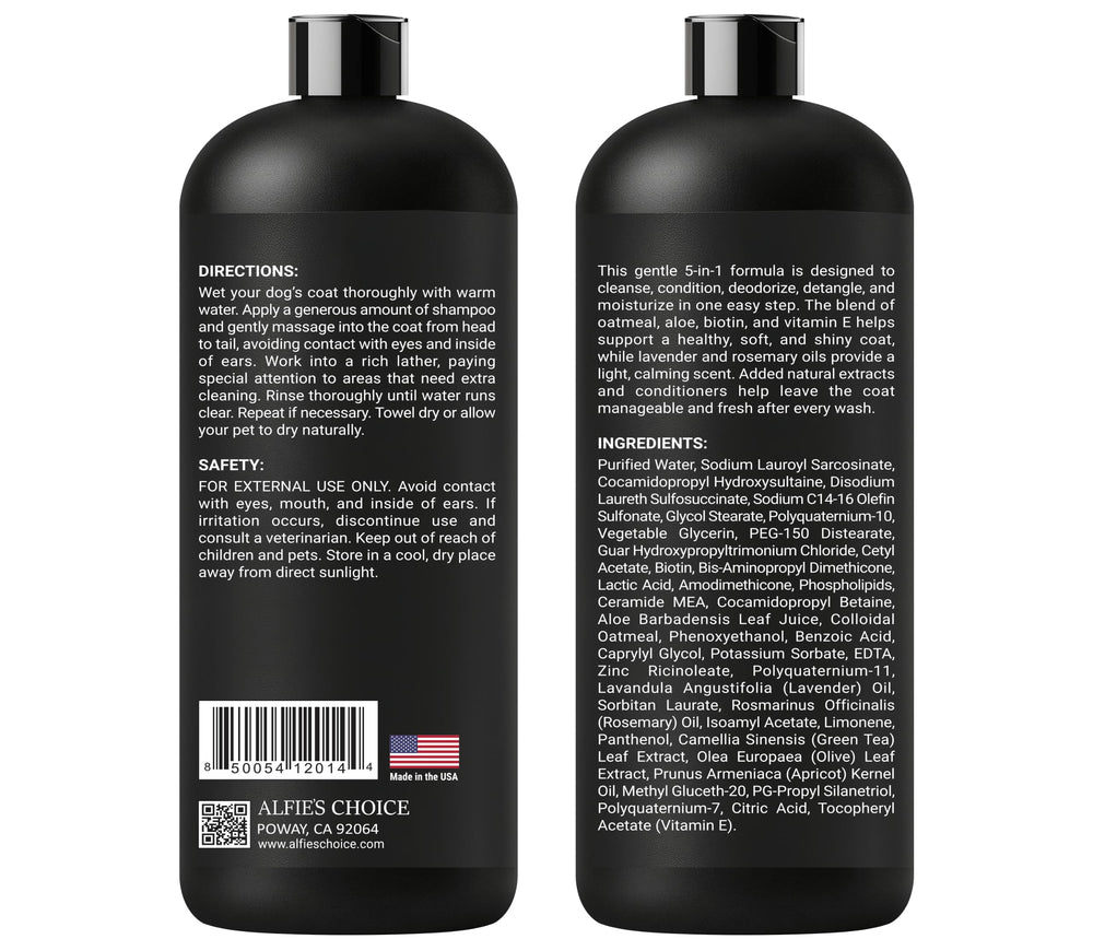 Brush-ready coat after bath invites simple combing