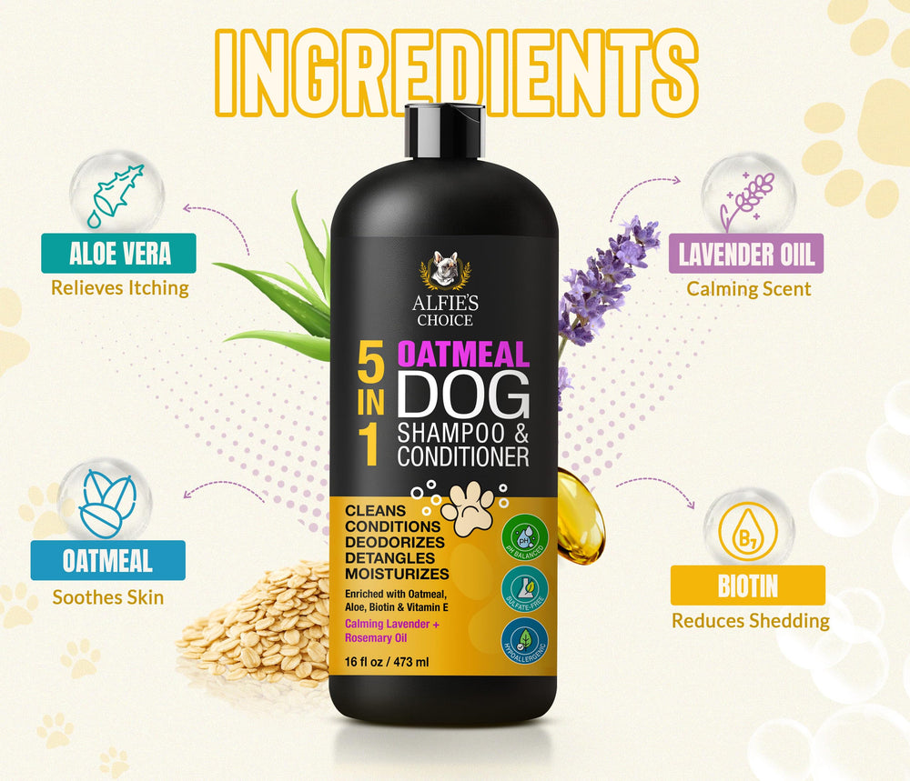 Puppy-friendly shampoo label indicating safe use for young dogs