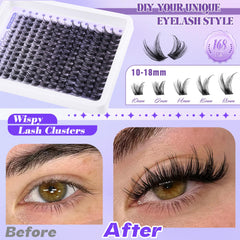 ALICE Lash Clusters Kit designed for easy at-home use for beginners.