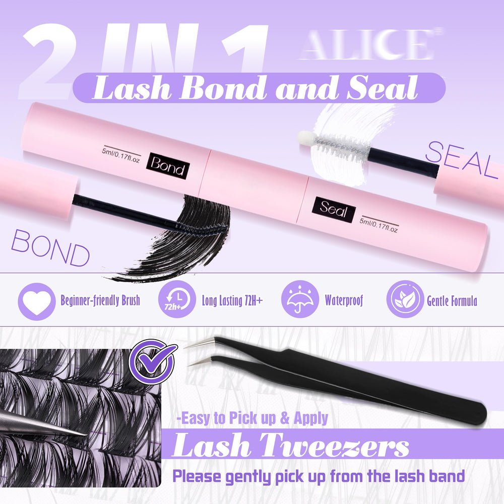 ALICE Lash Extensions at home for salon-like results without appointments.