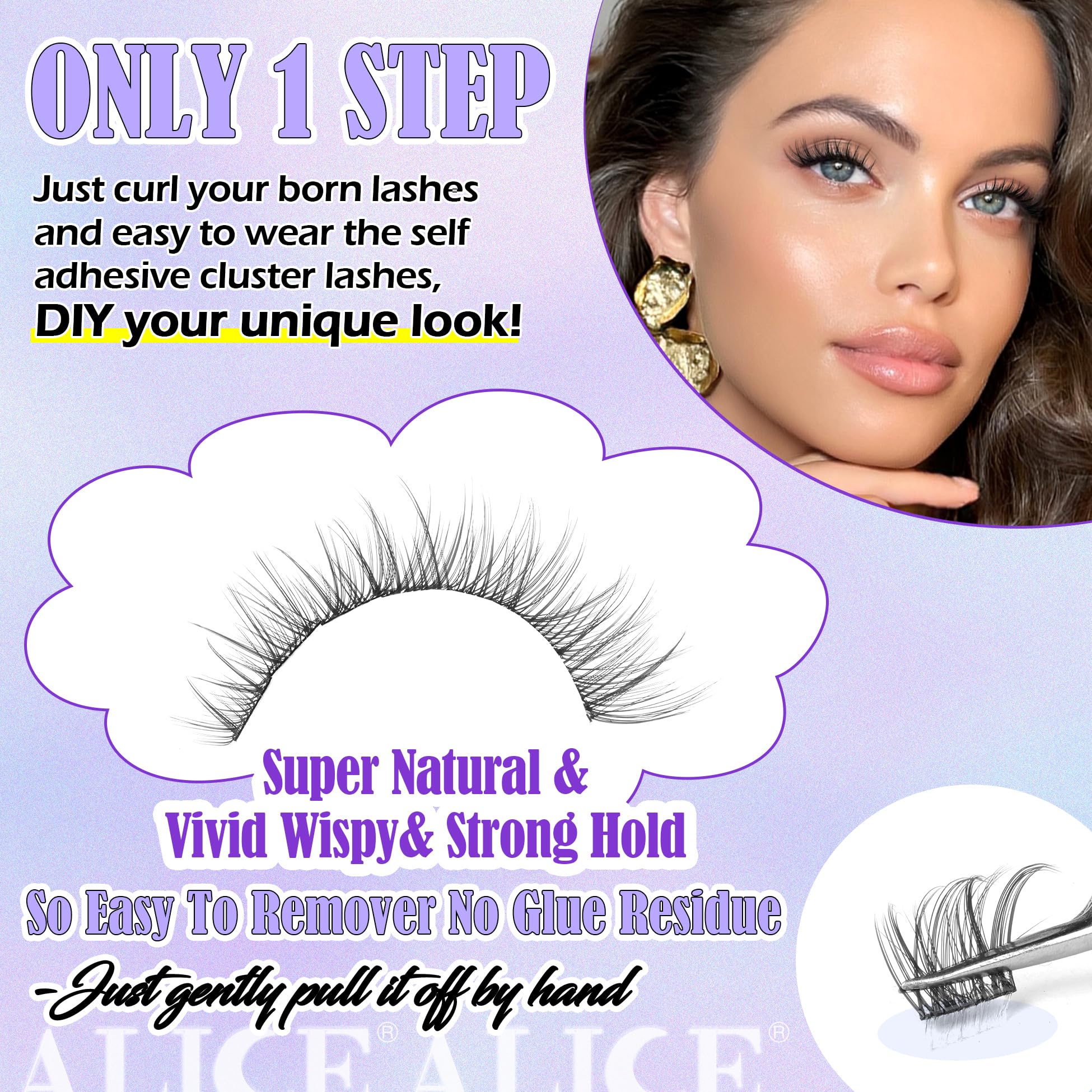 ALICE lightweight clusters 8-14mm stay put from morning to evening