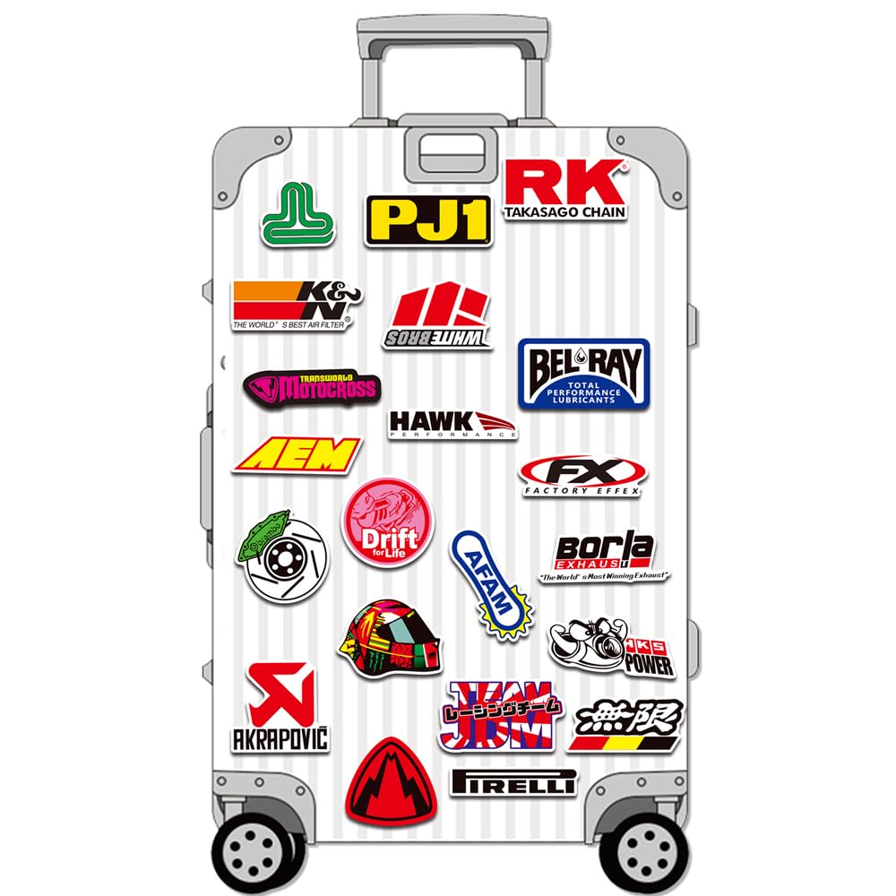 Alicia Alexander travel case stickers brighten bags and suitcases on the go.