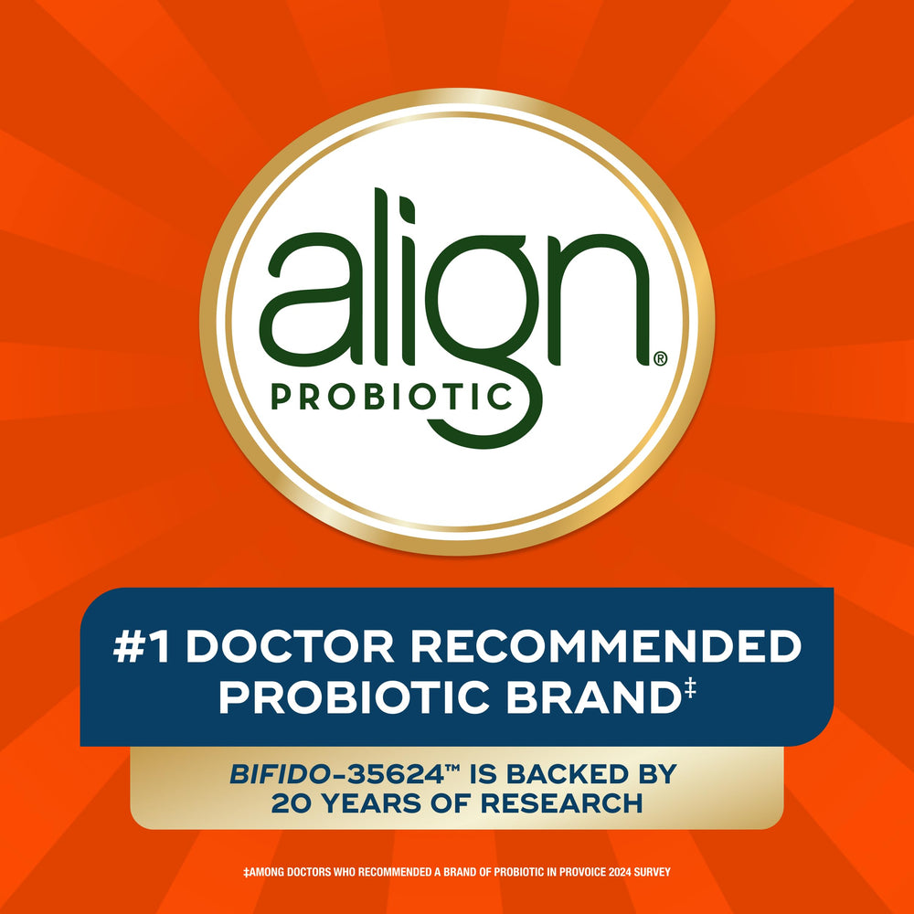 Align Probiotic 70 Billion ingredient list highlights six probiotic strains