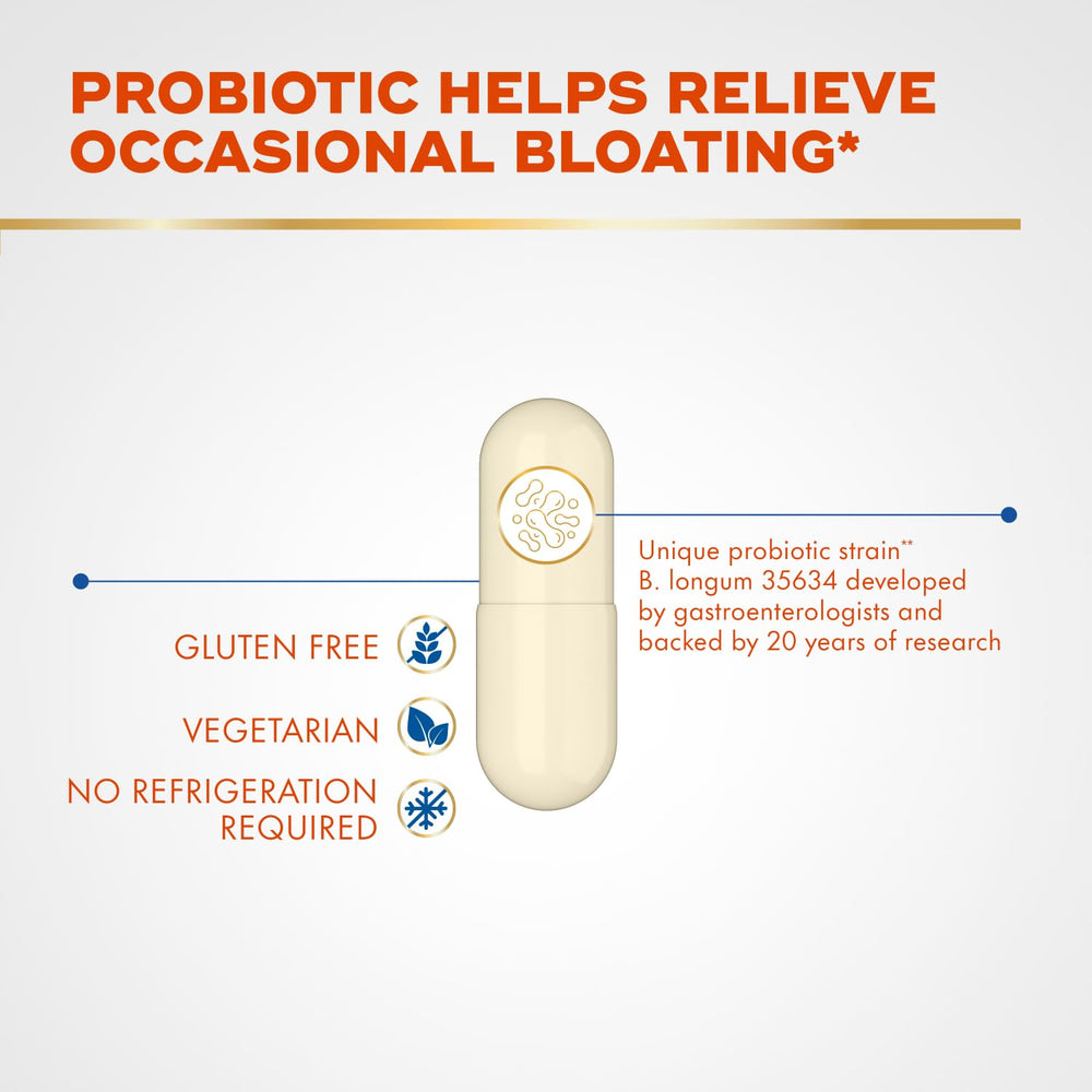 Align Probiotic B12 energy on bottle label signals metabolic support