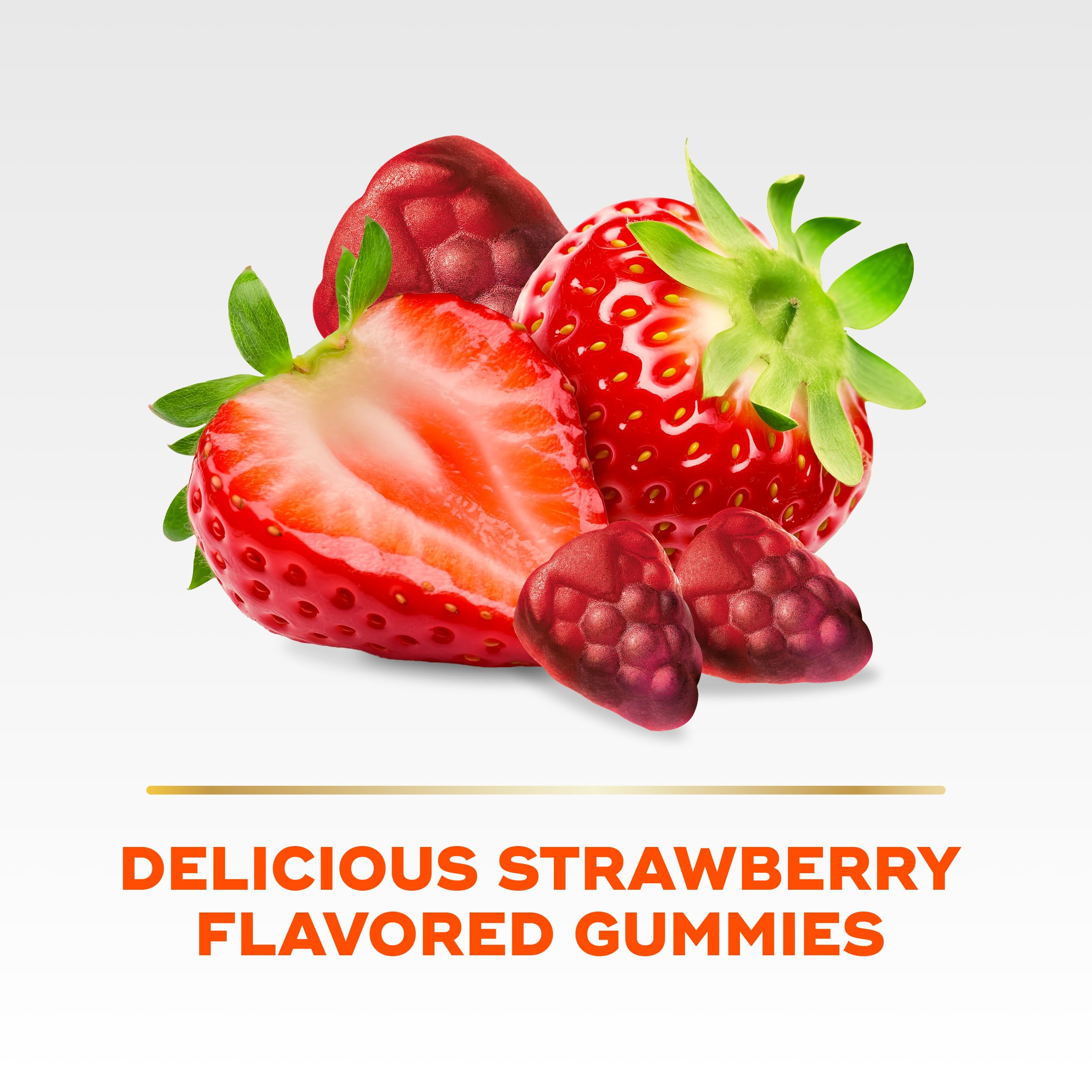 Align Probiotic Gummies gluten free label highlighting gentle daily digestion