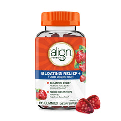 Align Probiotic Gummies strawberry bottle for daily digestive support and easy chew