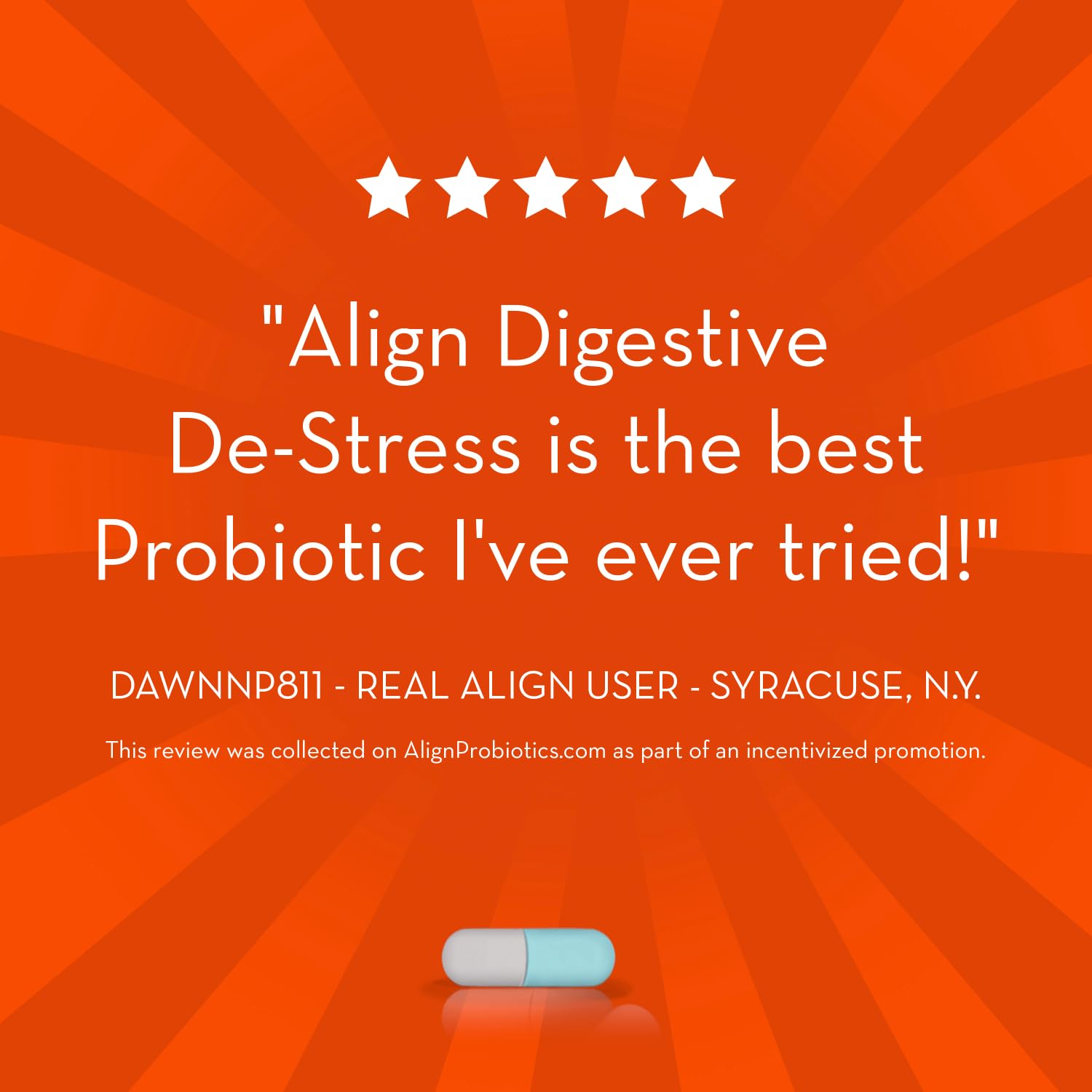 Align Digestive De-Stress soy-free icon for allergen-conscious users