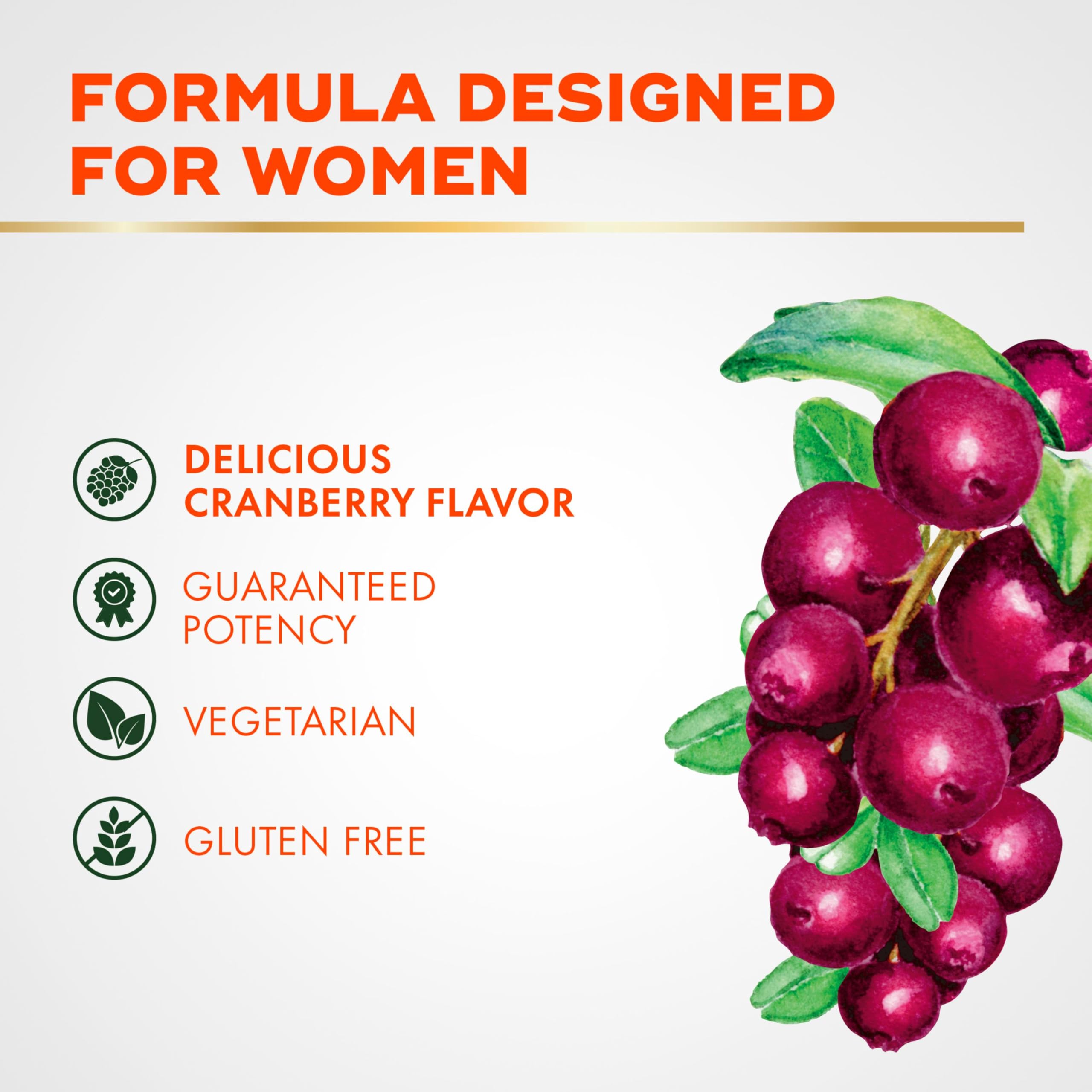 Align Probiotic Women's Dualbiotic packaging showcases gluten-free labeling and convenient chewable form