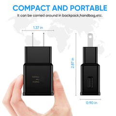 Alimu Adaptive Fast Charging Block USB ports close-up, supports quick charge 2.0.