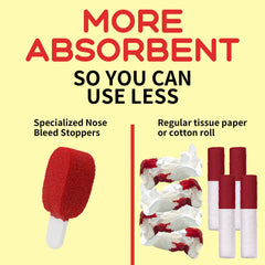 Applying Alisyevaho nose plug into nostril for quick, controlled relief