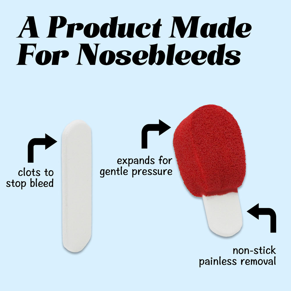 Individually packed Alisyevaho nosebleed plugs ready for on-the-go use