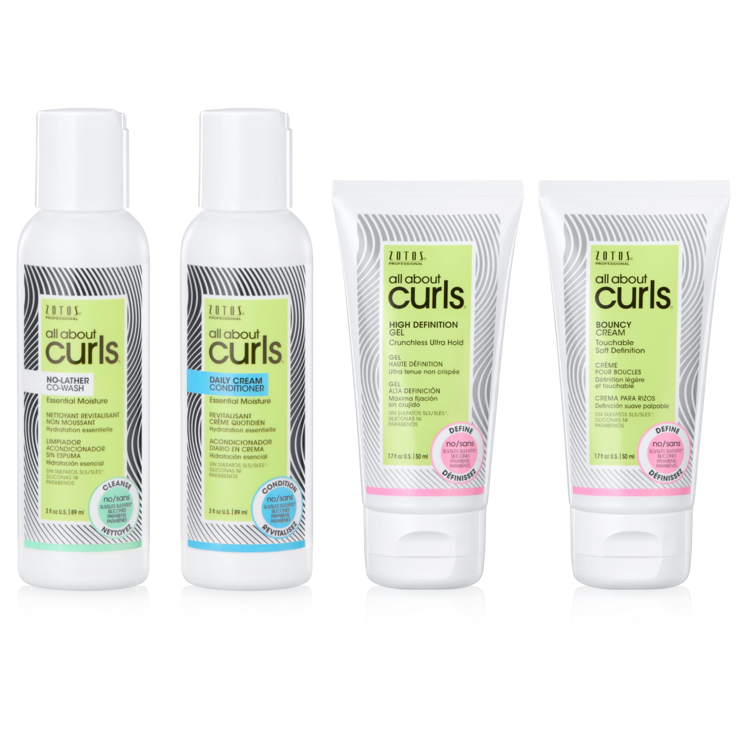 All About Curls Bouncy Cream creates soft definition with light hold.