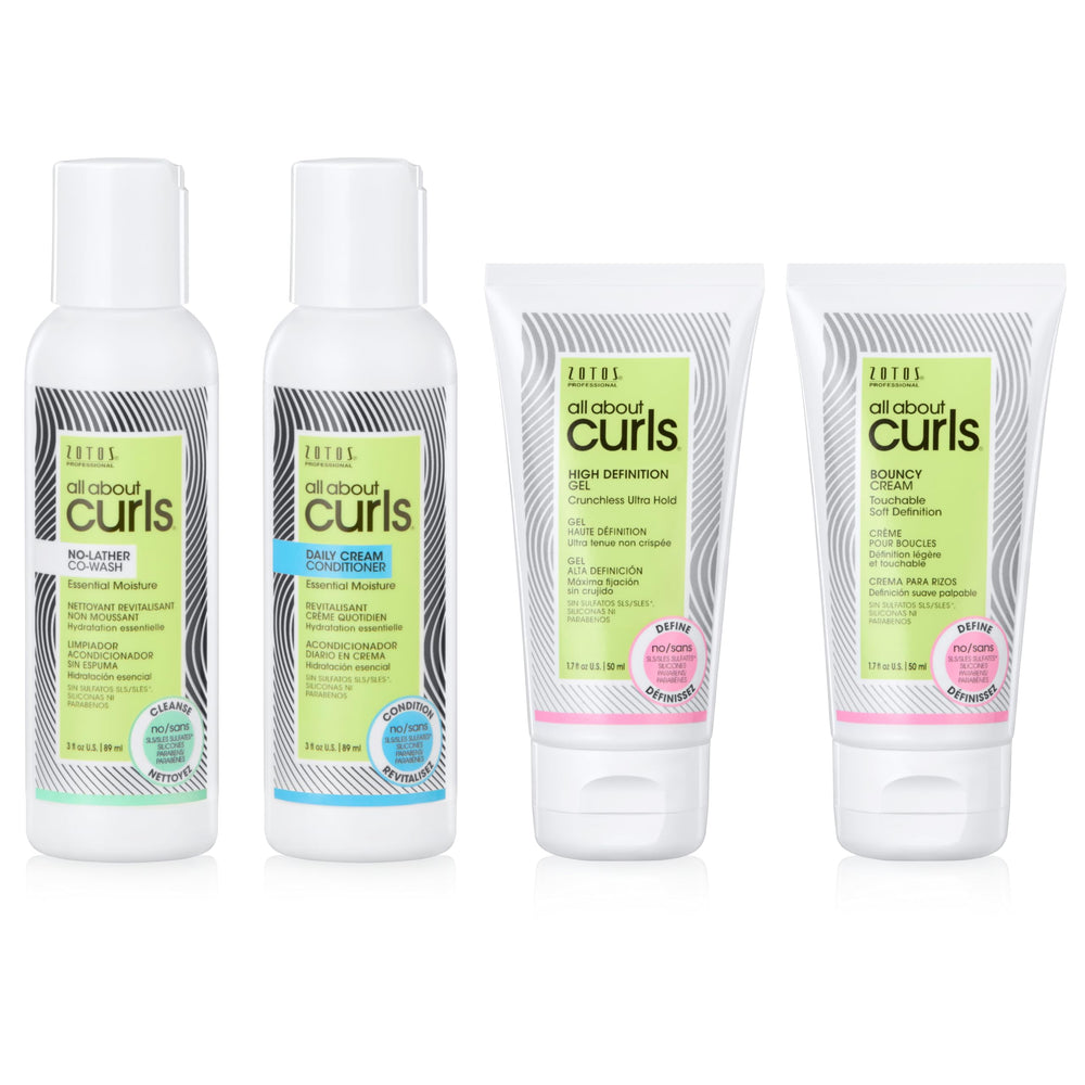 All About Curls Bouncy Cream creates soft definition with light hold.