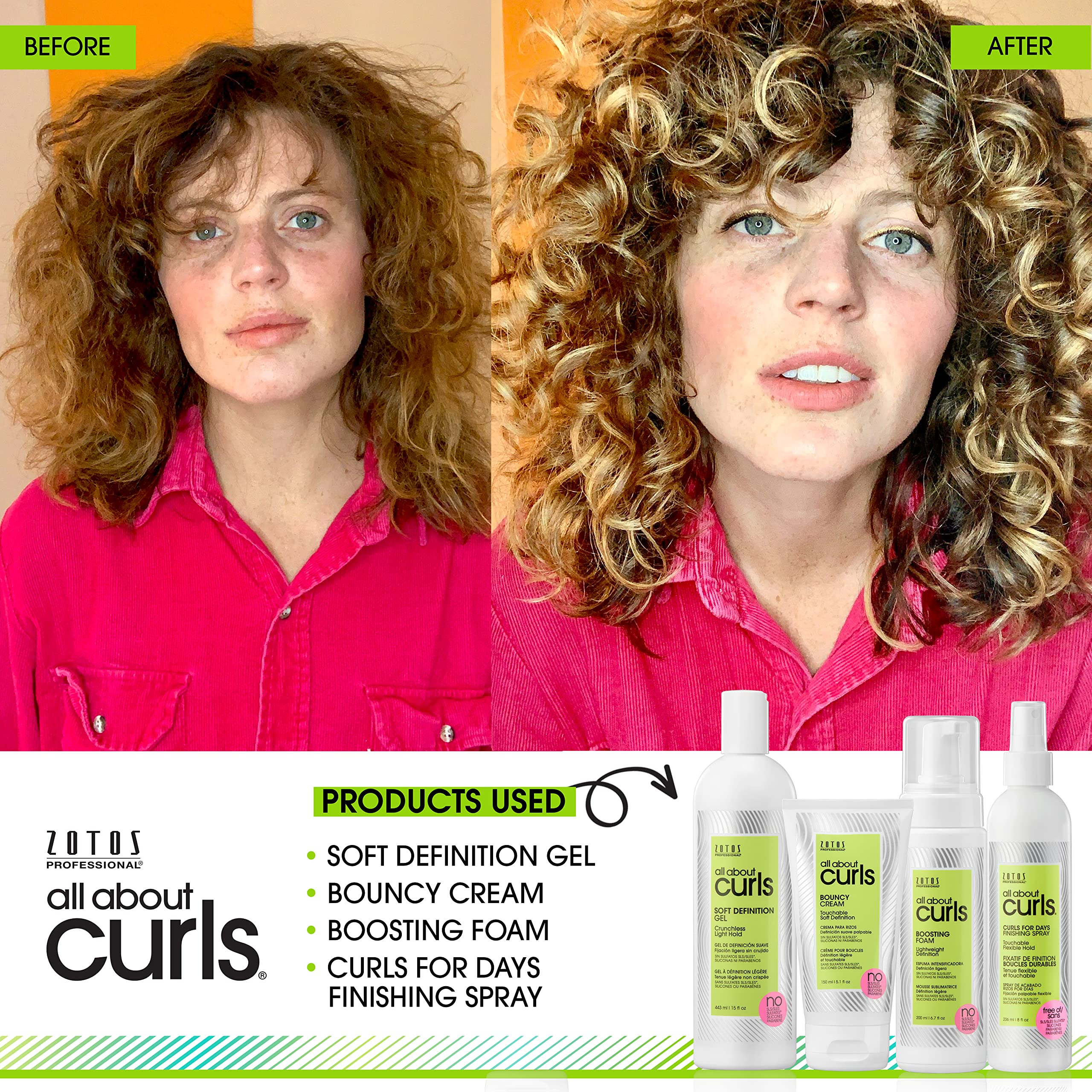 All About Curls Bouncy Cream travel-friendly size for quick styling.