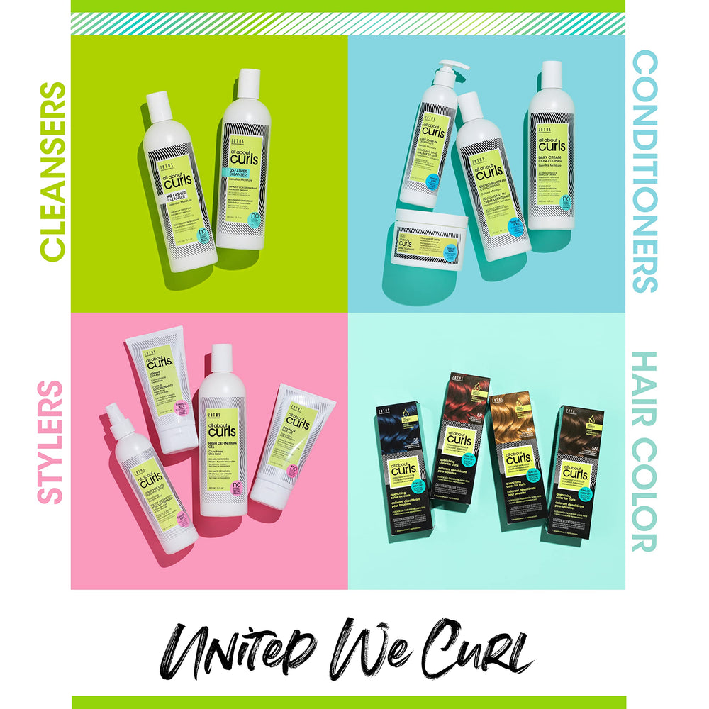 All About Curls Bouncy Cream free of silicones and parabens for clean styling.
