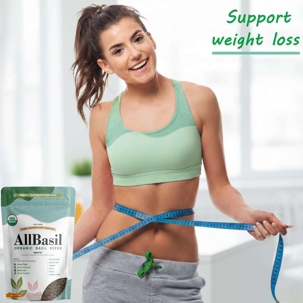All Basil Seeds tea infusion adds subtle crunch and wellness-friendly fiber.