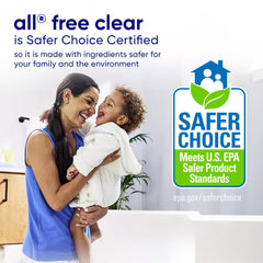 All Free Clear Original with fabric softener pairing shows complete sensitive-skin routine.