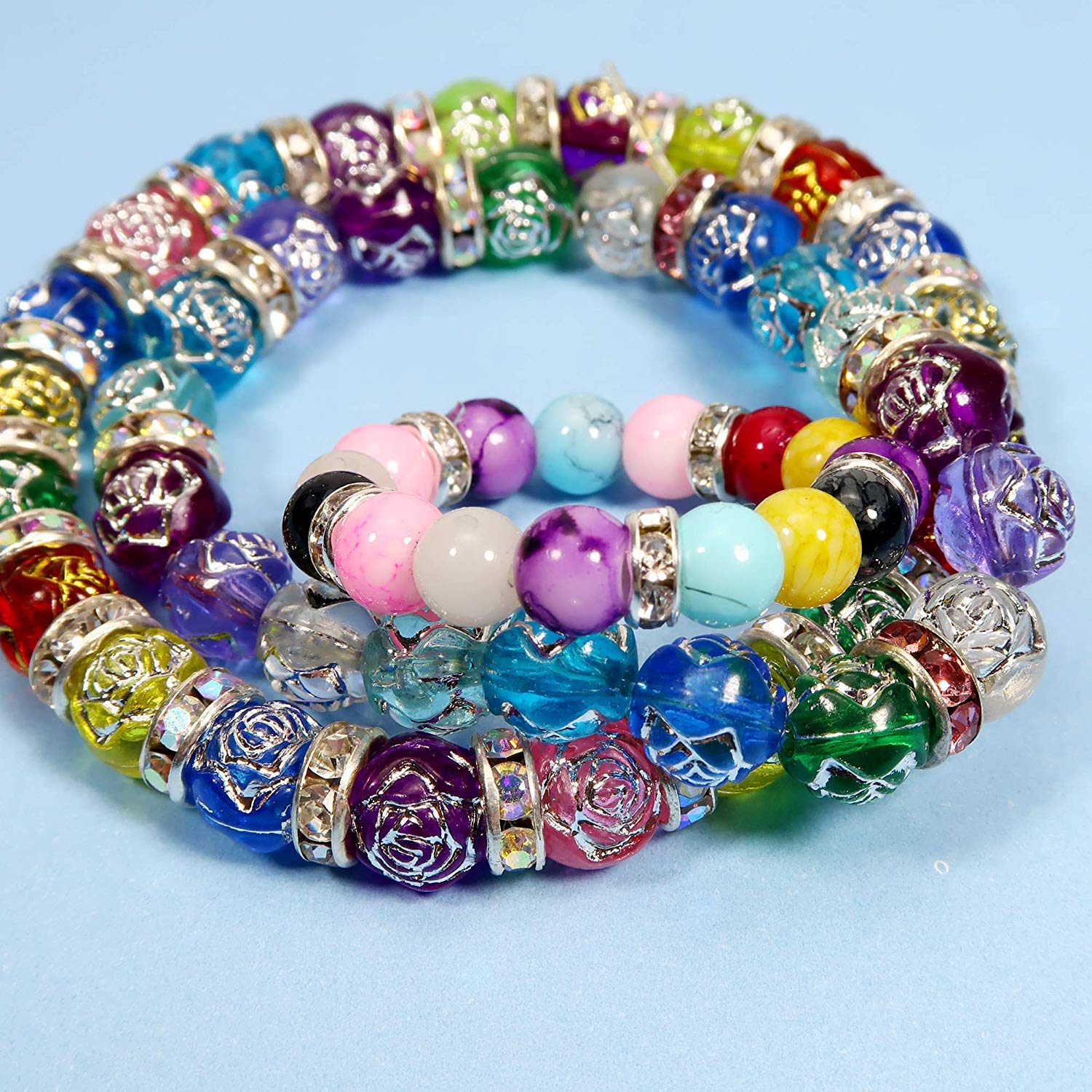 Allb beads for bracelet, necklace, and earring design projects.