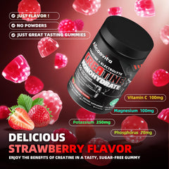 Allcoovita creatine gummy anti-melt formula for on the go