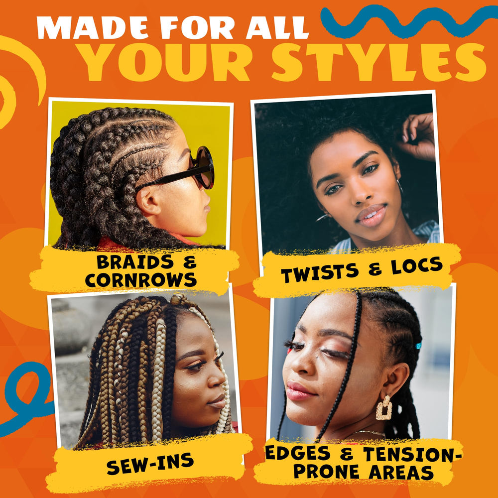 AllDay Locks Braid Oil supports protective styles for stronger braids