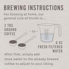 Allegro Coffee Early Bird ground in morning light reveals crisp, approachable flavor.