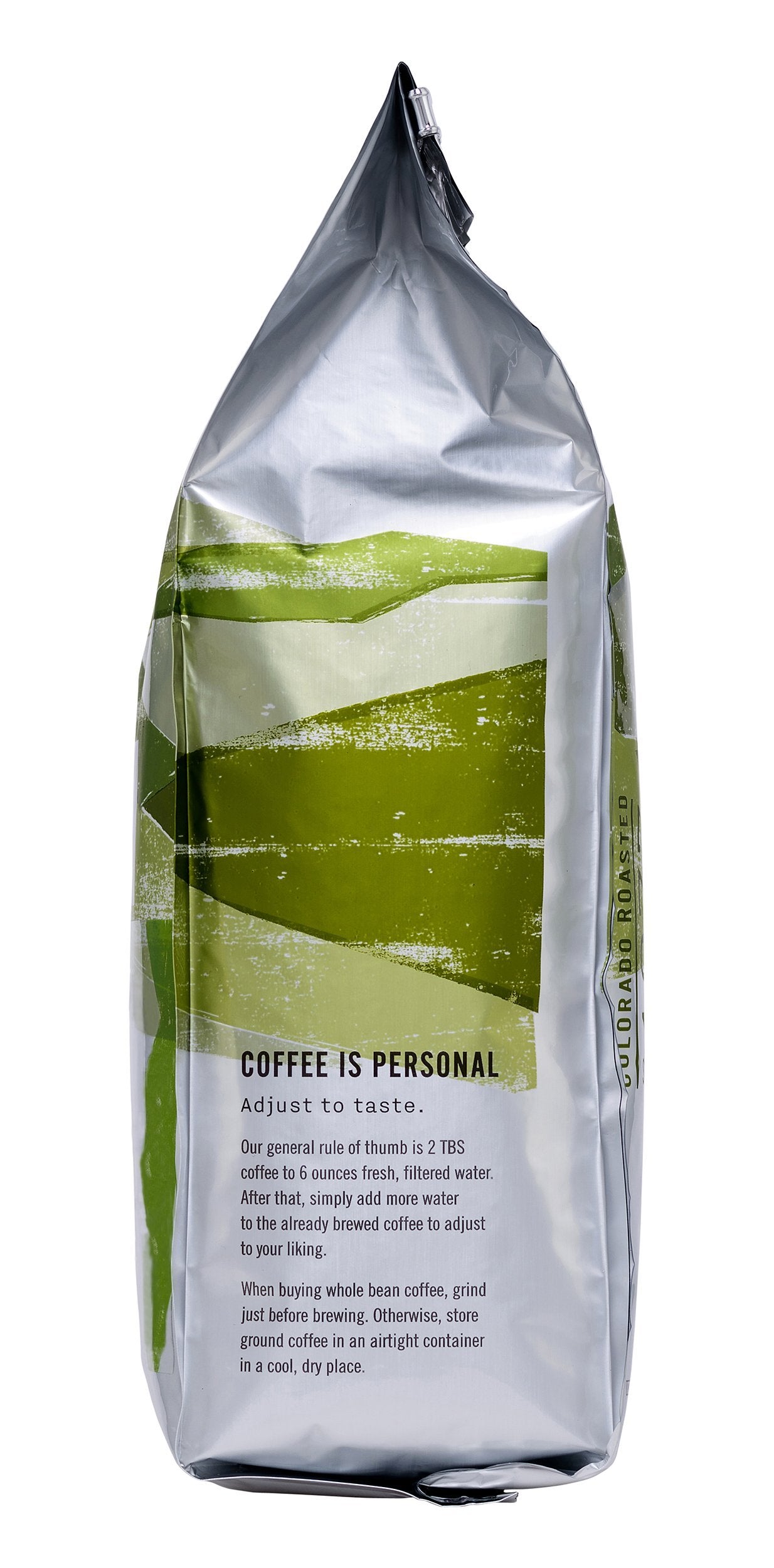 Allegro Coffee French Roast with mug and steam bold aroma ready