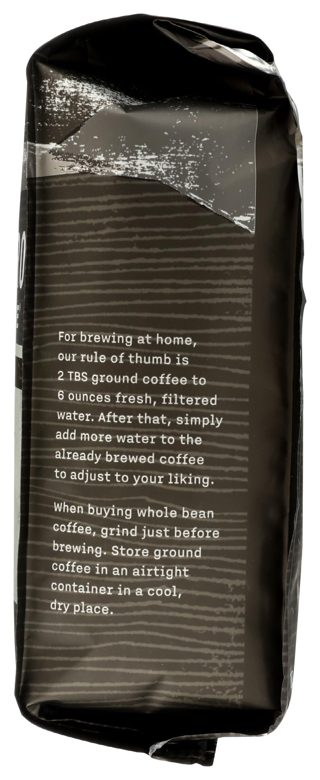 Allegro Coffee French Roast store display showcasing product availability