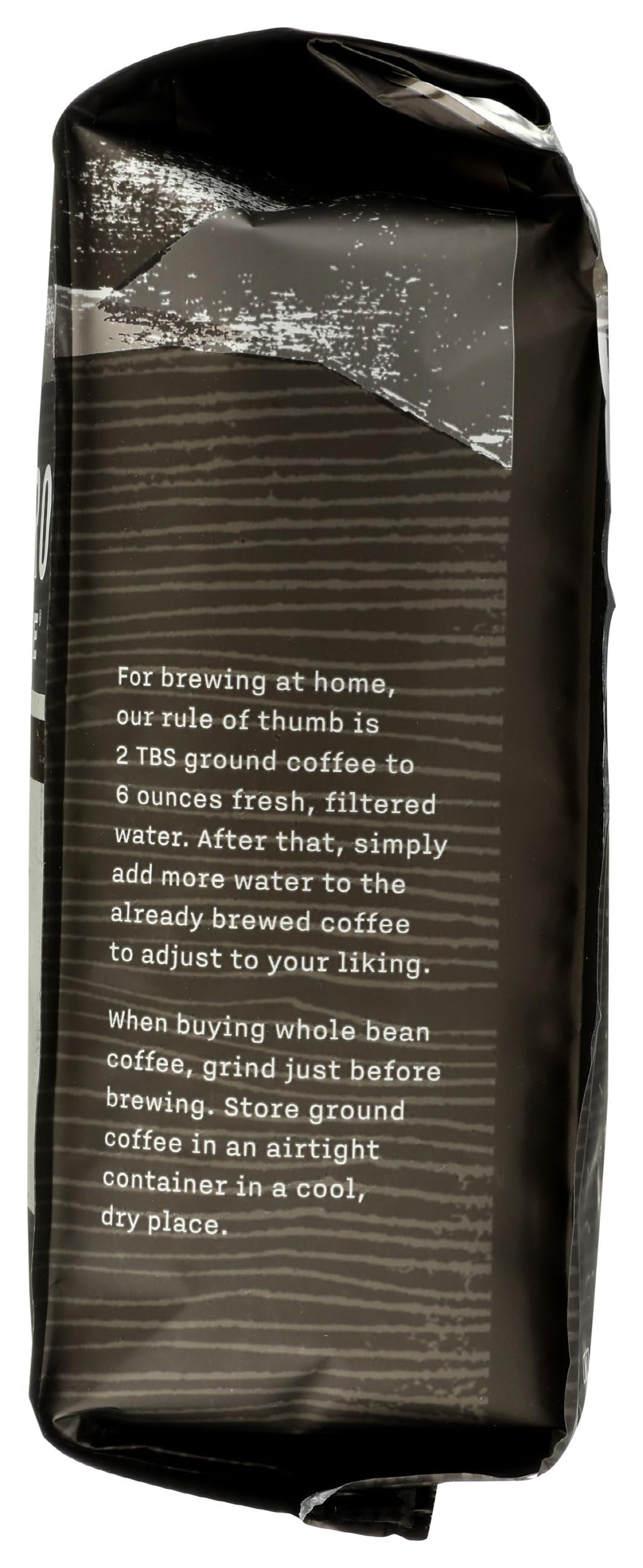 Allegro Coffee French Roast store display showcasing product availability