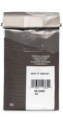Allegro Coffee Half Caff French Roast label side highlights decaf method and bold profile.