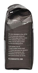 Allegro Coffee Organic Italian Roast aroma steam highlighting intense fragrance.