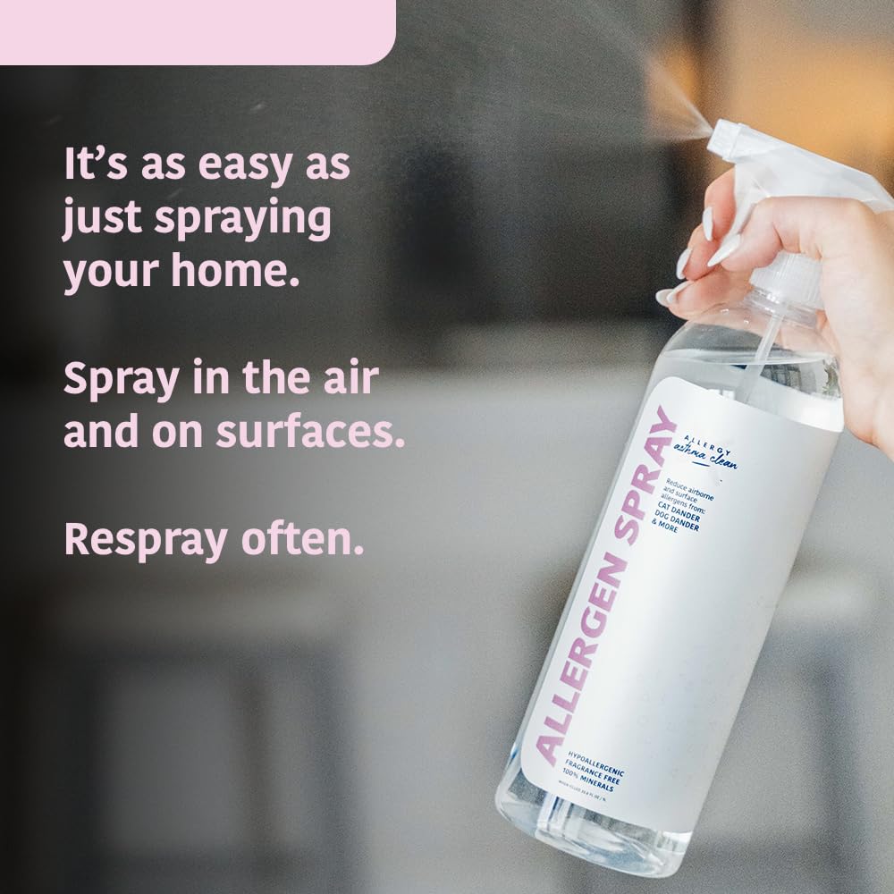 Family-friendly use of Allergy Asthma Clean in a living room setting.