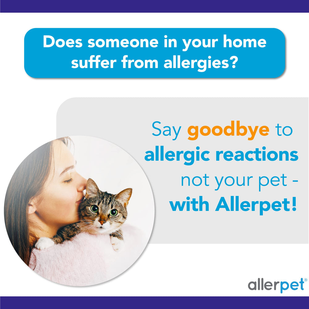 Living room scene with Allerpet Aloe Vera Free for easy non-water grooming.