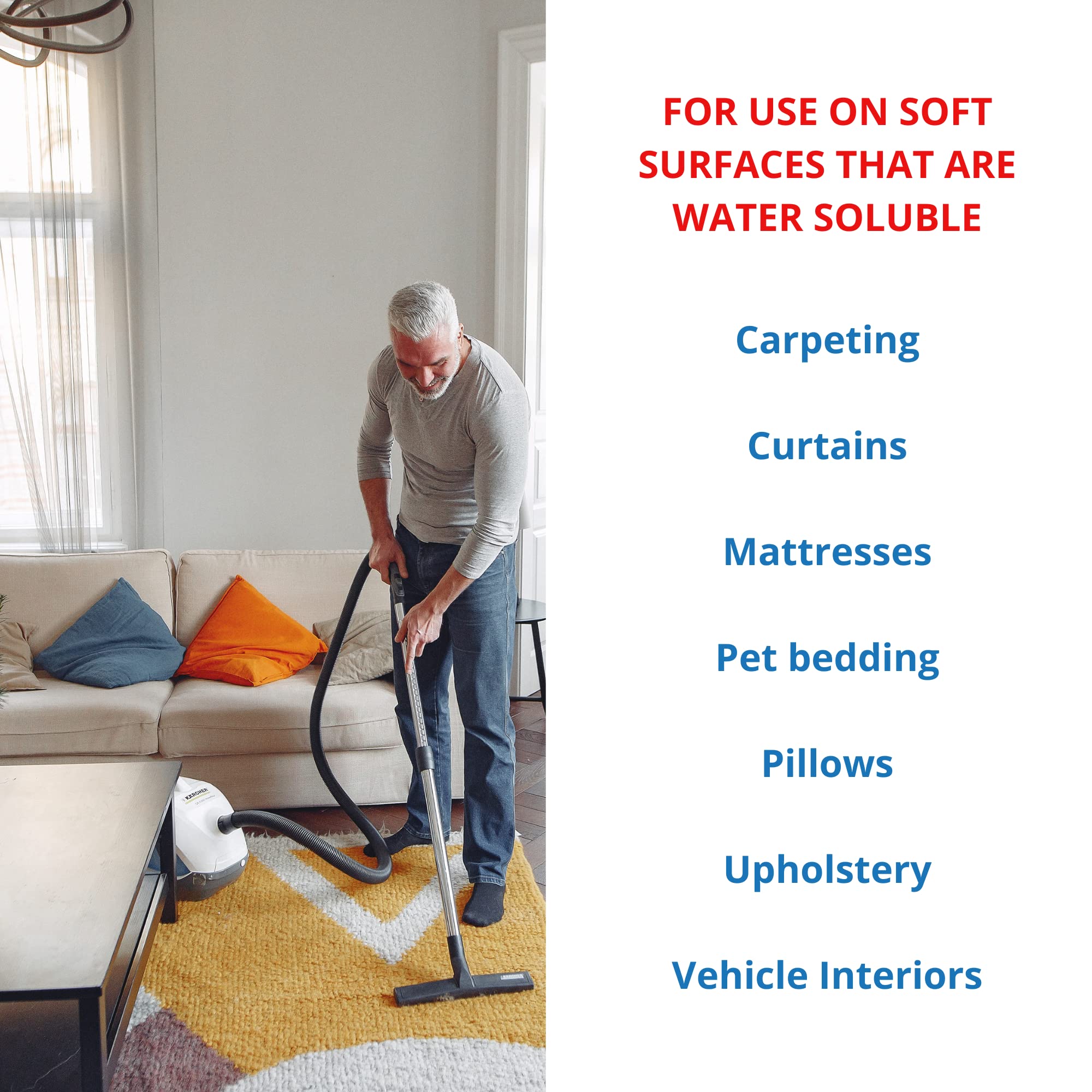 Hard surfaces treated with Allersearch ADMS to reduce allergens