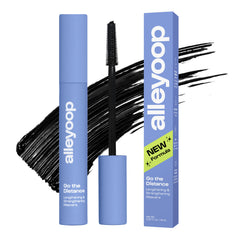 ALLEYOOP tubing mascara in black bottle delivers bold length and clear separation.