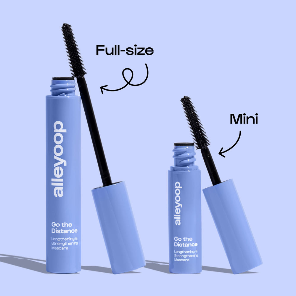 ALLEYOOP tubing mascara vegan cruelty-free packaging and branding.