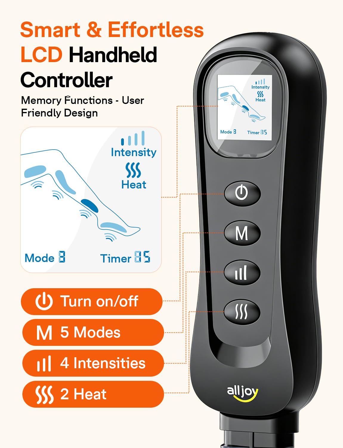 ALLJOY leg massager gift-ready packaging for loved ones.