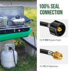 Alloxity 20lb to 1lb converter fits most outdoor grills.