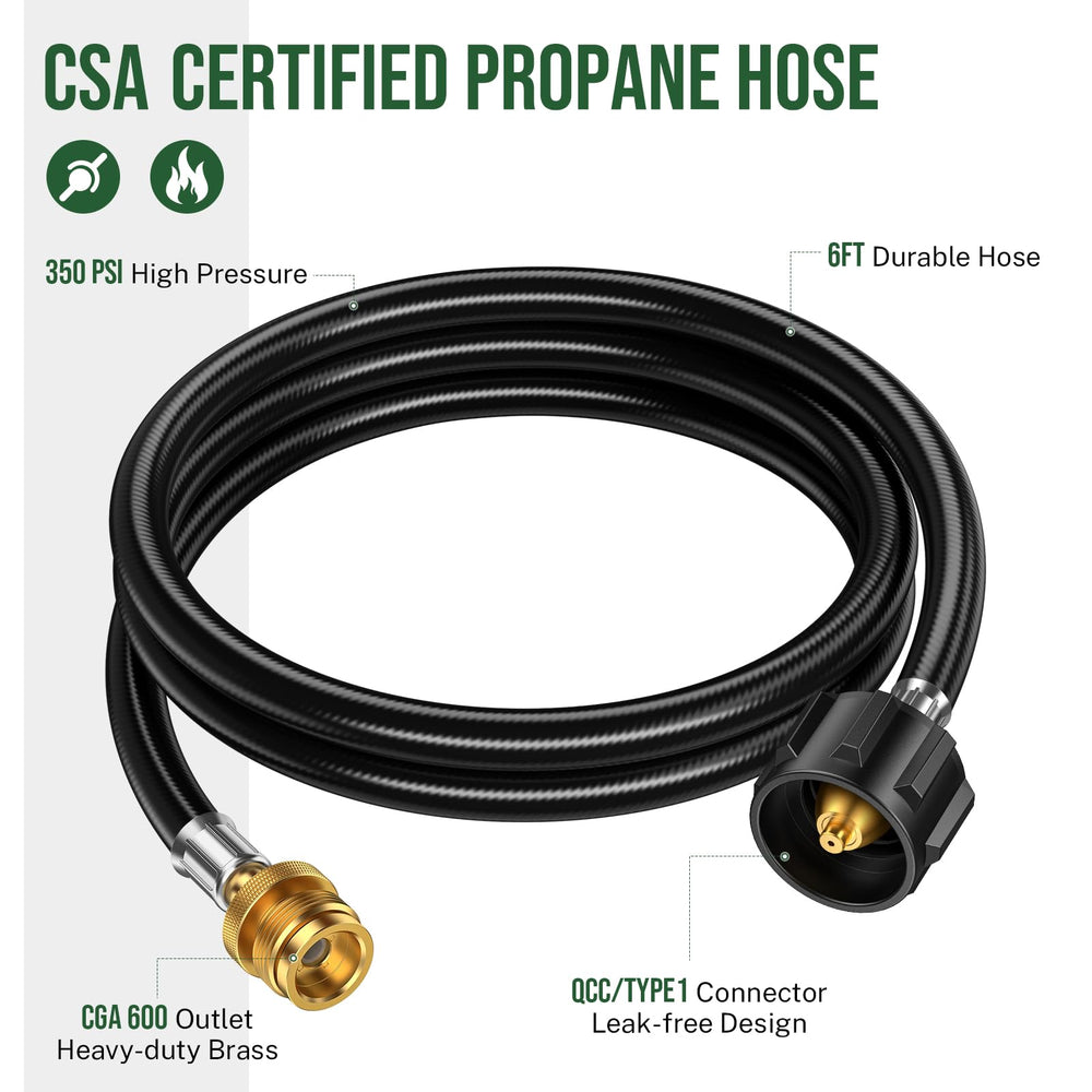 Alloxity weather-resistant hose for durable outdoor use.