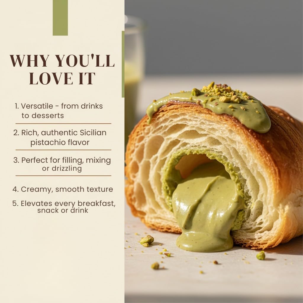 Alma Gourmet pistachio color enhances desserts and drinks