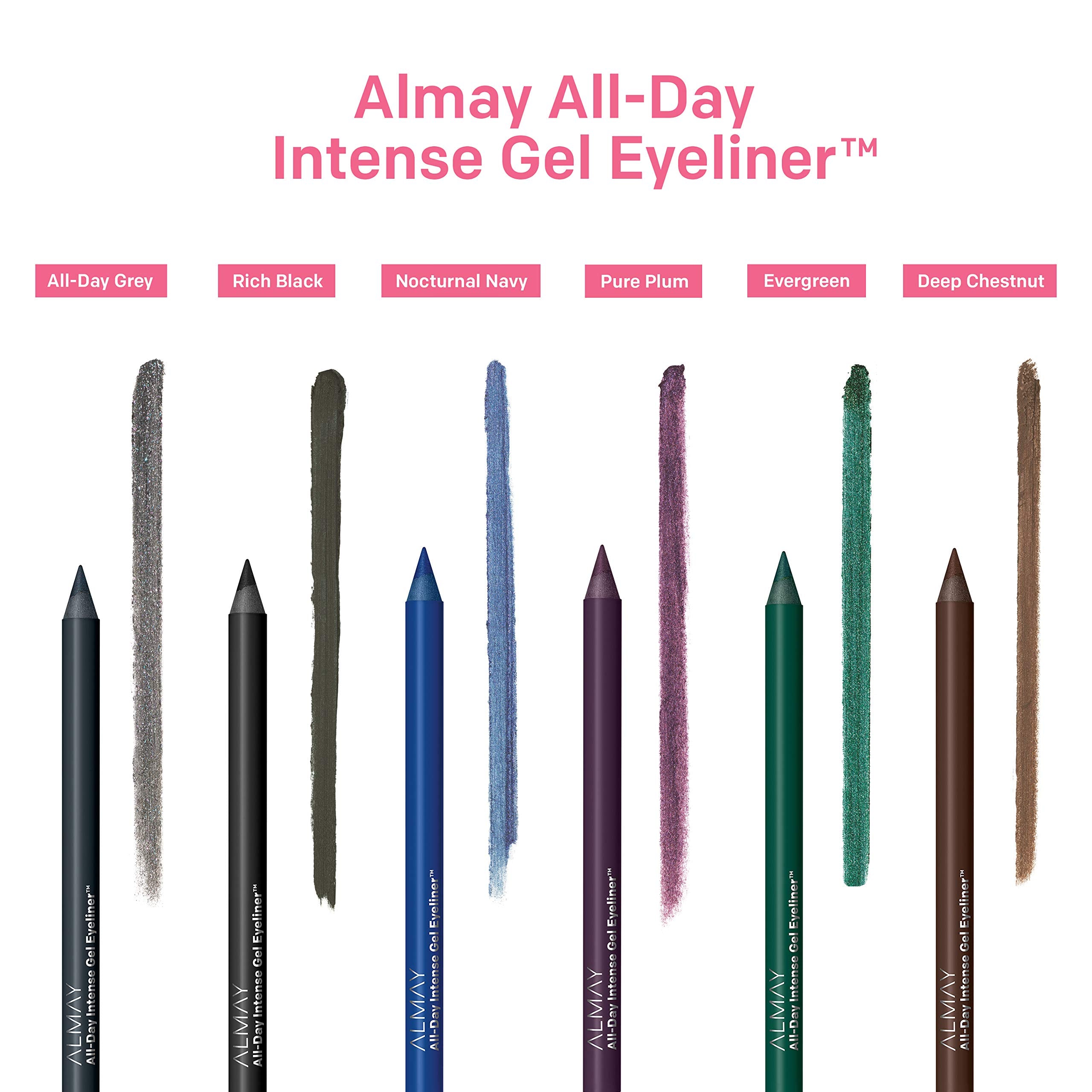 Almay Gel Eyeliner cat-eye look with precise line