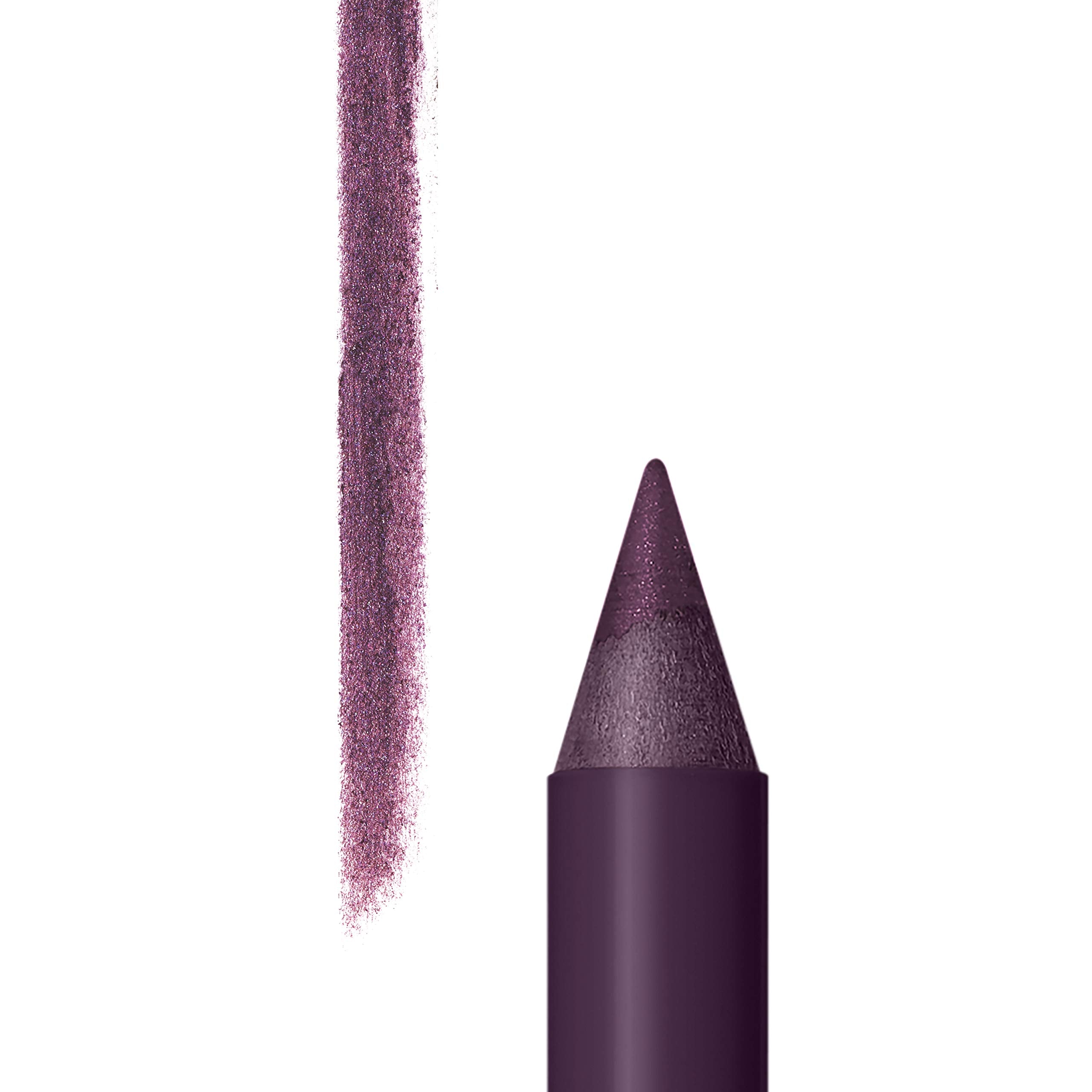 Almay Gel Eyeliner Pure Plum shade on lid for vibrant color