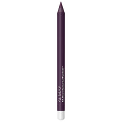 Almay Gel Eyeliner waterproof fade-proof swatch showing lasting definition