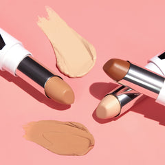 Applying Almay Skin Perfecting Comfort Concealer for crease-free camouflage.