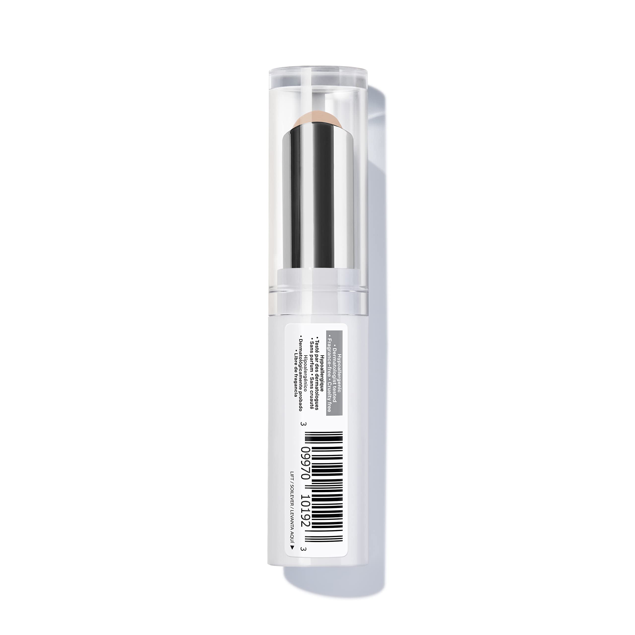 Almay concealer stick gliding smoothly for precise application.