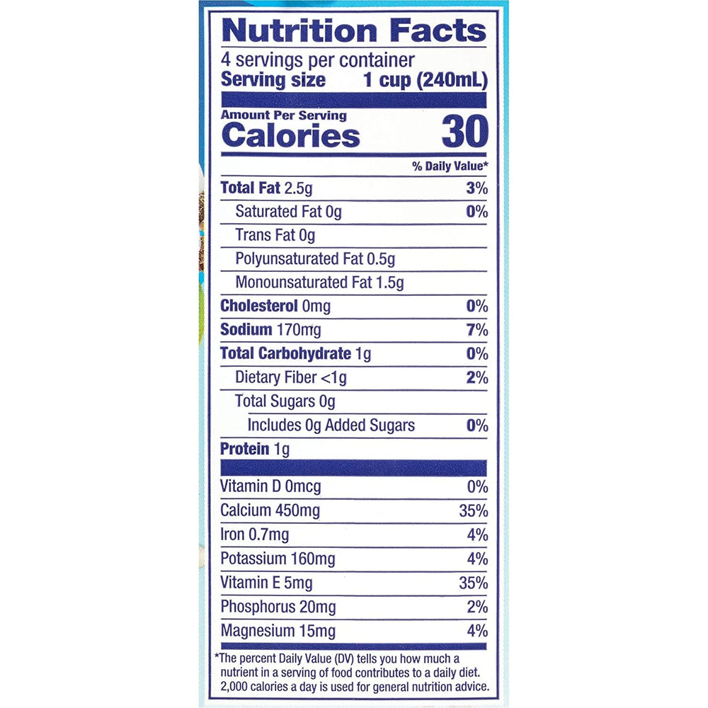 Six-pack Almond Breeze cartons provide convenient dairy-free supply