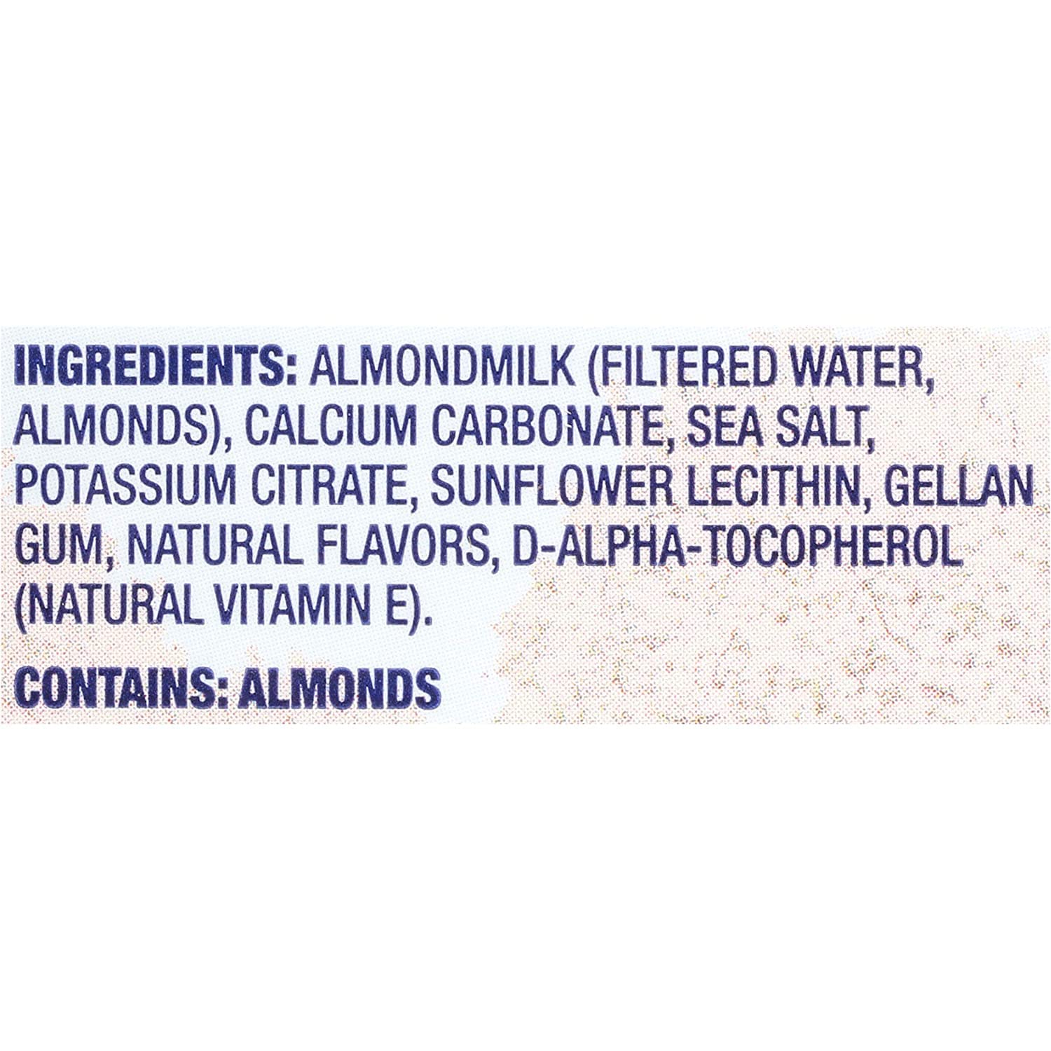Dairy-free, soy-free, and lactose-free milk option from Almond Breeze.